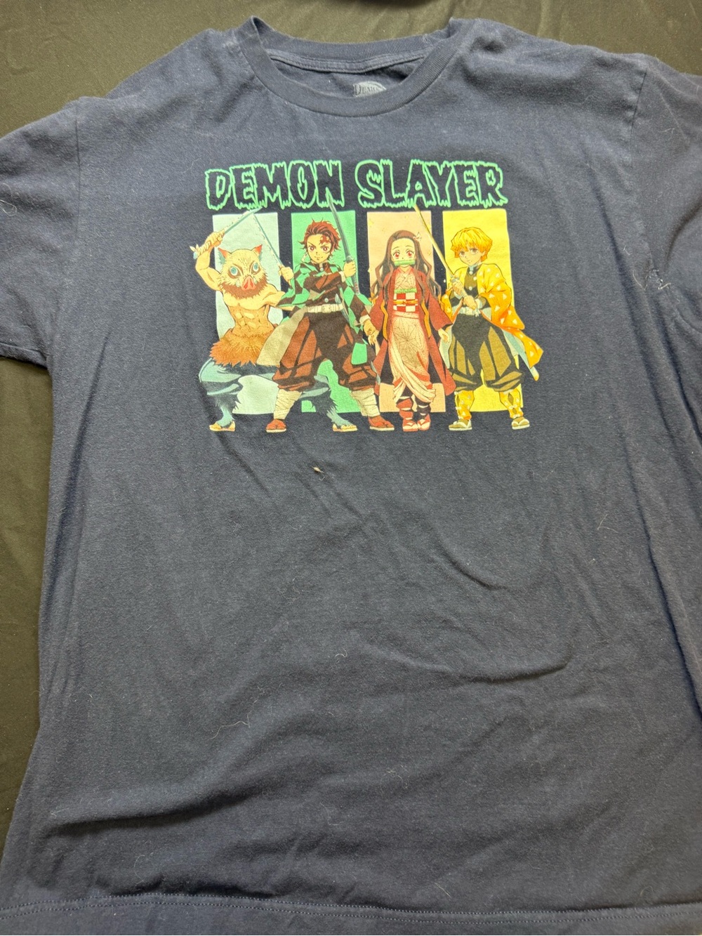 Demon Slayer Graphic T‑Shirt - Navy